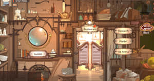 Food Fantasy Game Interface Wallpaper