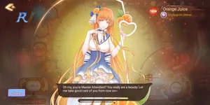 Food Fantasy Orange Juice Character Wallpaper