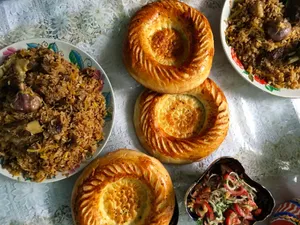 Food In Osh Kyrgyzstan Wallpaper