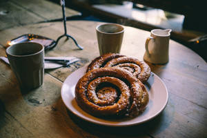 Food Sweet Cinnamon Buns Wallpaper