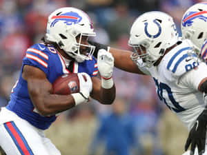 Football Action Buffalovs Indianapolis Wallpaper