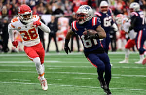 Football Action Chase Wallpaper