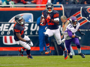 Football Action Run Devin Hester Wallpaper