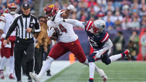 Football Action Shot Wallpaper