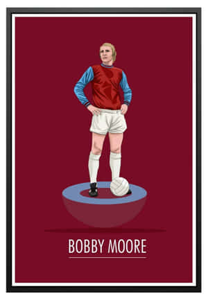 Football Athlete Bobby Moore Animated Wallpaper