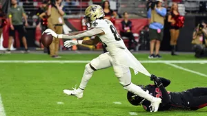 Football Catch Moment Wallpaper