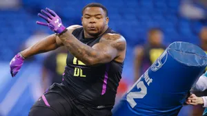 Football Combine Drill Performance Daron Payne Wallpaper