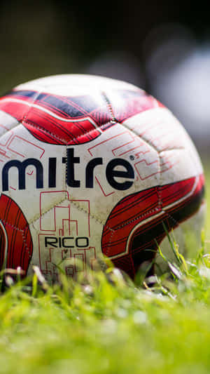 Football Galaxy Macro Mitre Ball Wallpaper