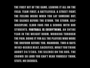 Football Inspiration Quote Wallpaper