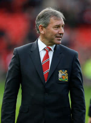 Football Legend Bryan Robson Wallpaper