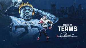 Football Legend Derrick Henry Wallpaper