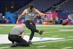 Football Placekicker Practice Session Wallpaper