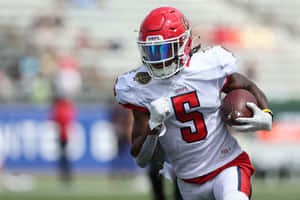 Football Player Action Shot U S F L Wallpaper