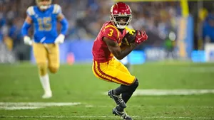 Football Player Action Shot Wallpaper