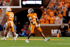 Football Player Alontae Taylor Number2 On Field Wallpaper