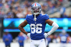 Football Player Blue Jersey86 Wallpaper