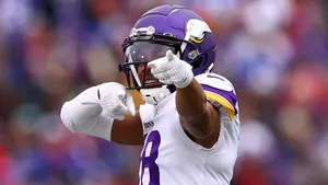 Football Player Celebrating Touchdown Wallpaper