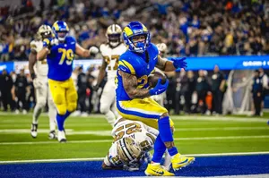 Football Player Celebrating Touchdown Wallpaper