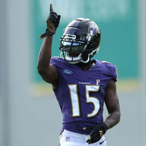 Football Player Celebration Gesture Wallpaper