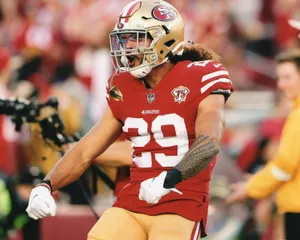 Football Player Celebration Number29 Wallpaper