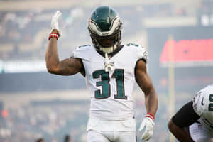 Football Player Celebration Number31 Wallpaper