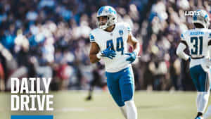 Football Player Daily Drive Action Wallpaper