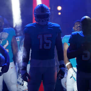 Football Player Entrance Number15 Wallpaper