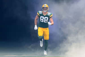 Football Player Entrance Smoke Wallpaper