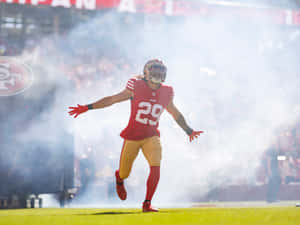Football Player Entrance Smoke29 Wallpaper