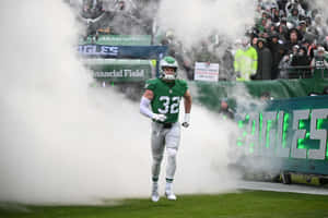 Football Player Entrance Smoke32 Wallpaper