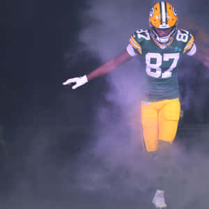 Football Player Entrance Smoke87 Wallpaper