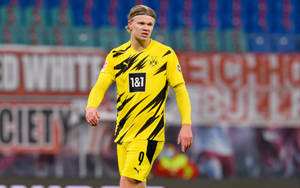 Football Player Erling Haaland Wallpaper