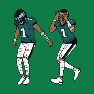 Football Player Griddy Dance Illustration Wallpaper