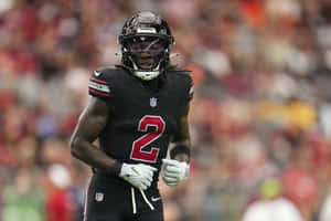 Football Player In Action Number2 Wallpaper