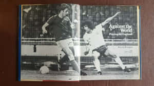 Football Player Kevin Keegan Book Page Wallpaper