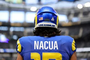 Football Player Nacua Number12 Jersey Wallpaper