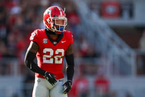 Football_ Player_ Number_22_ Georgia_ Bulldogs Wallpaper