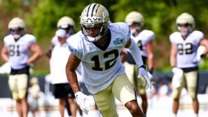 Football Player Number12 Training Session Wallpaper