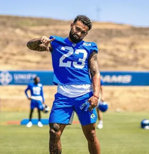 Football Player Number23 Pointing Wallpaper