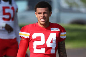 Football Player Number24 Smiling Wallpaper