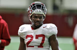 Football Player Number27 Practice Session Wallpaper