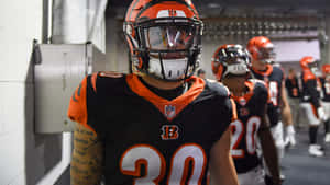 Football Player Number30 Tunnel Walk Wallpaper