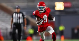 Football Player Number5 Action Shot Wallpaper