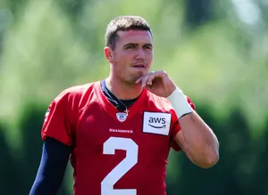 Football Player Outdoor Training Wallpaper