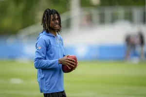 Football Player Outdoor Training Session Wallpaper