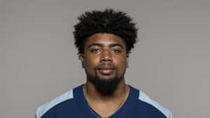 Football Player Portrait Treylon Burks Wallpaper