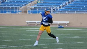 Football Player Practice Drill Wallpaper