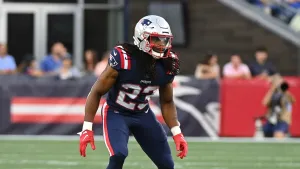 Football Player Ready For Action Wallpaper