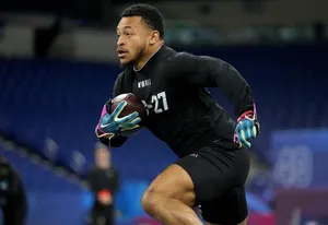 Football Player Running Drill27 Wallpaper