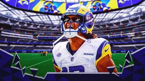 Football Player Stadium Background Wallpaper